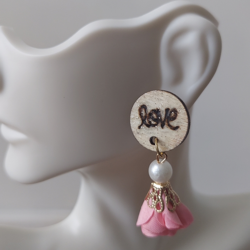 Handmade Love Drop Earrings